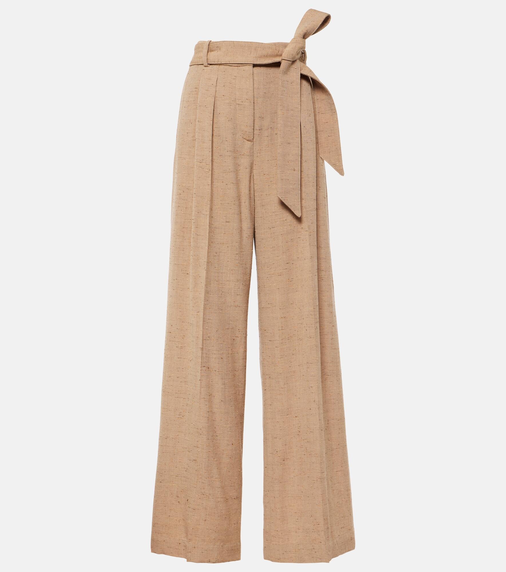 Atlas high-rise wide-leg pants - 1