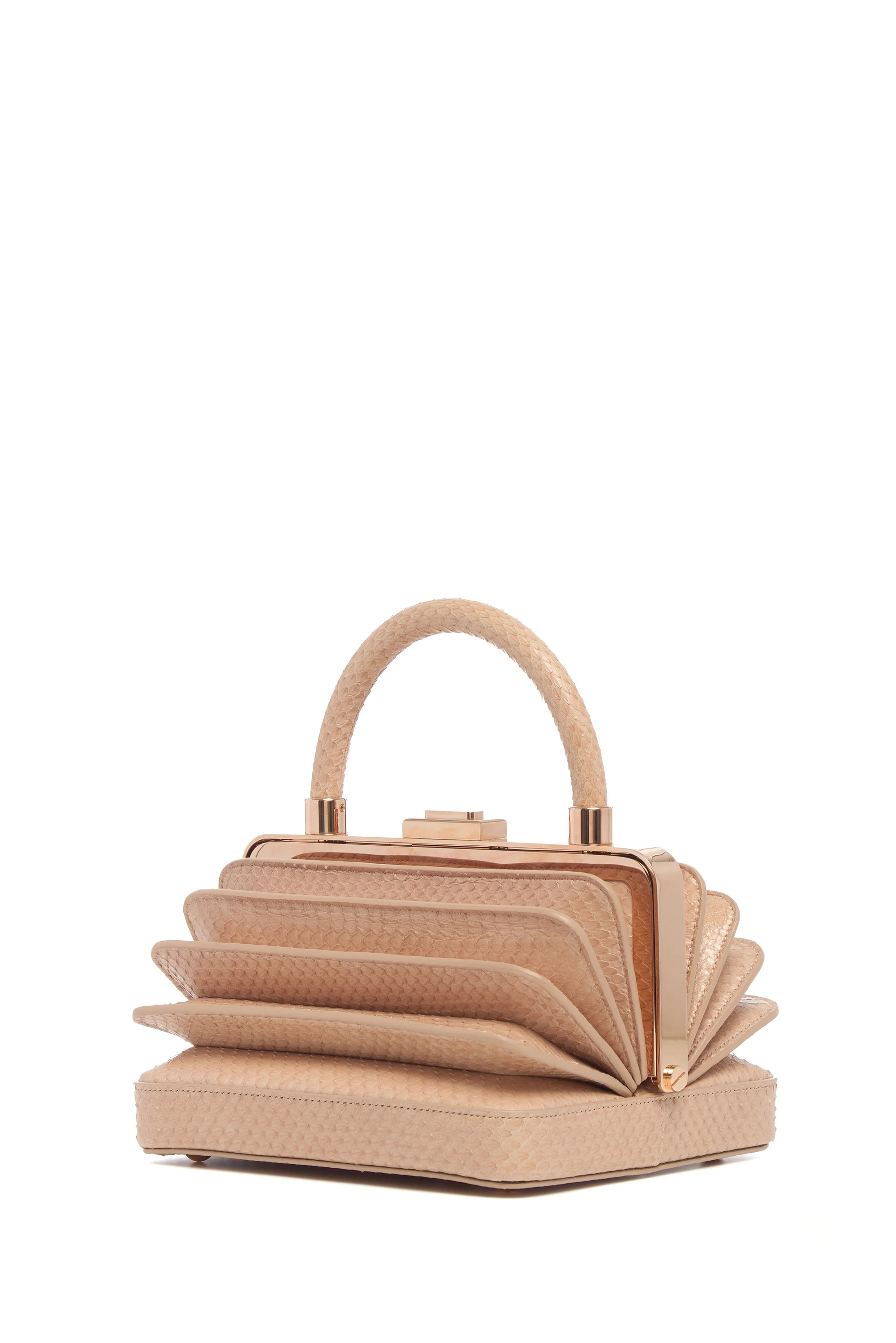 Diana Bag in Nude Snakeskin - 1