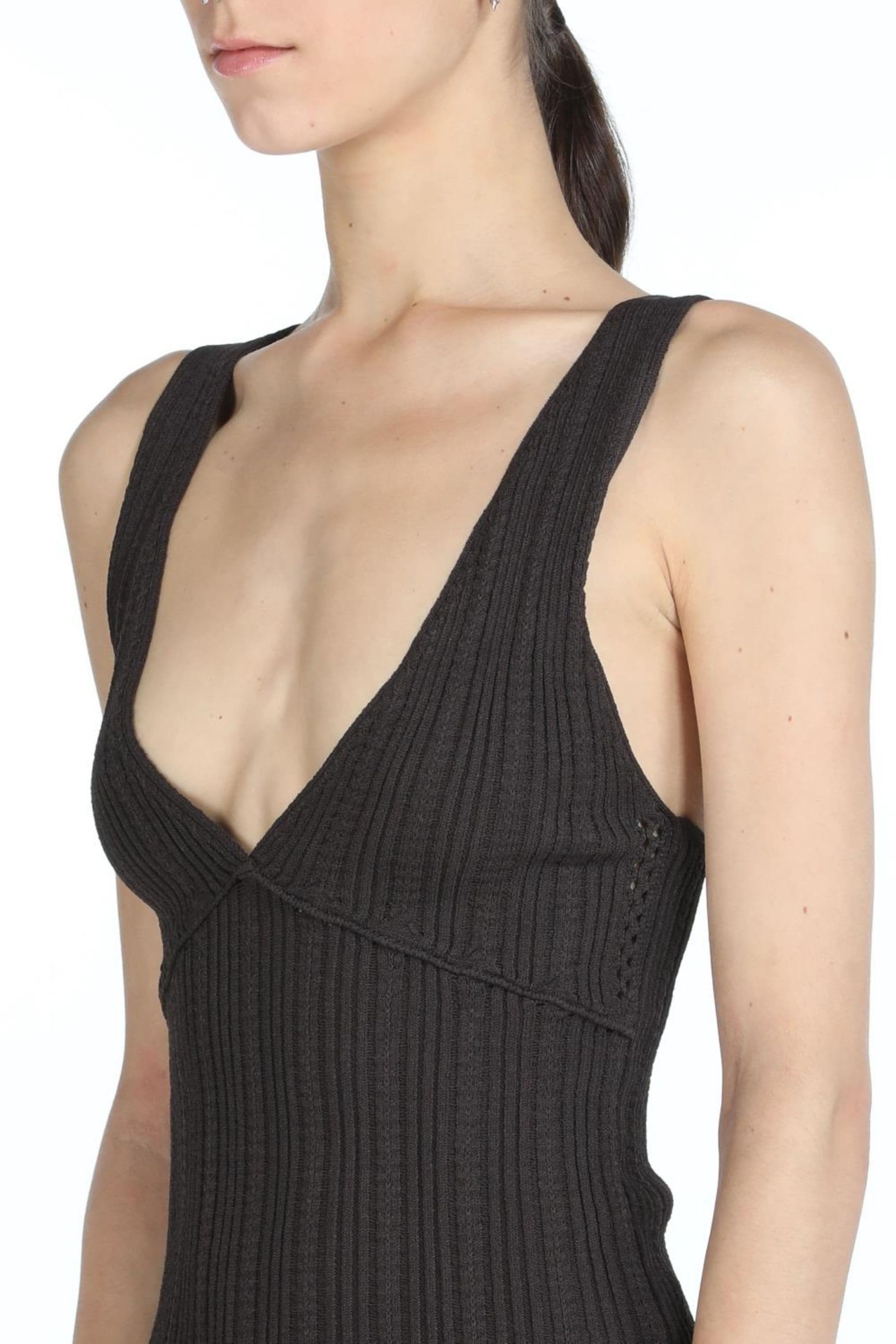 RIBBED-KNIT TOP - 5