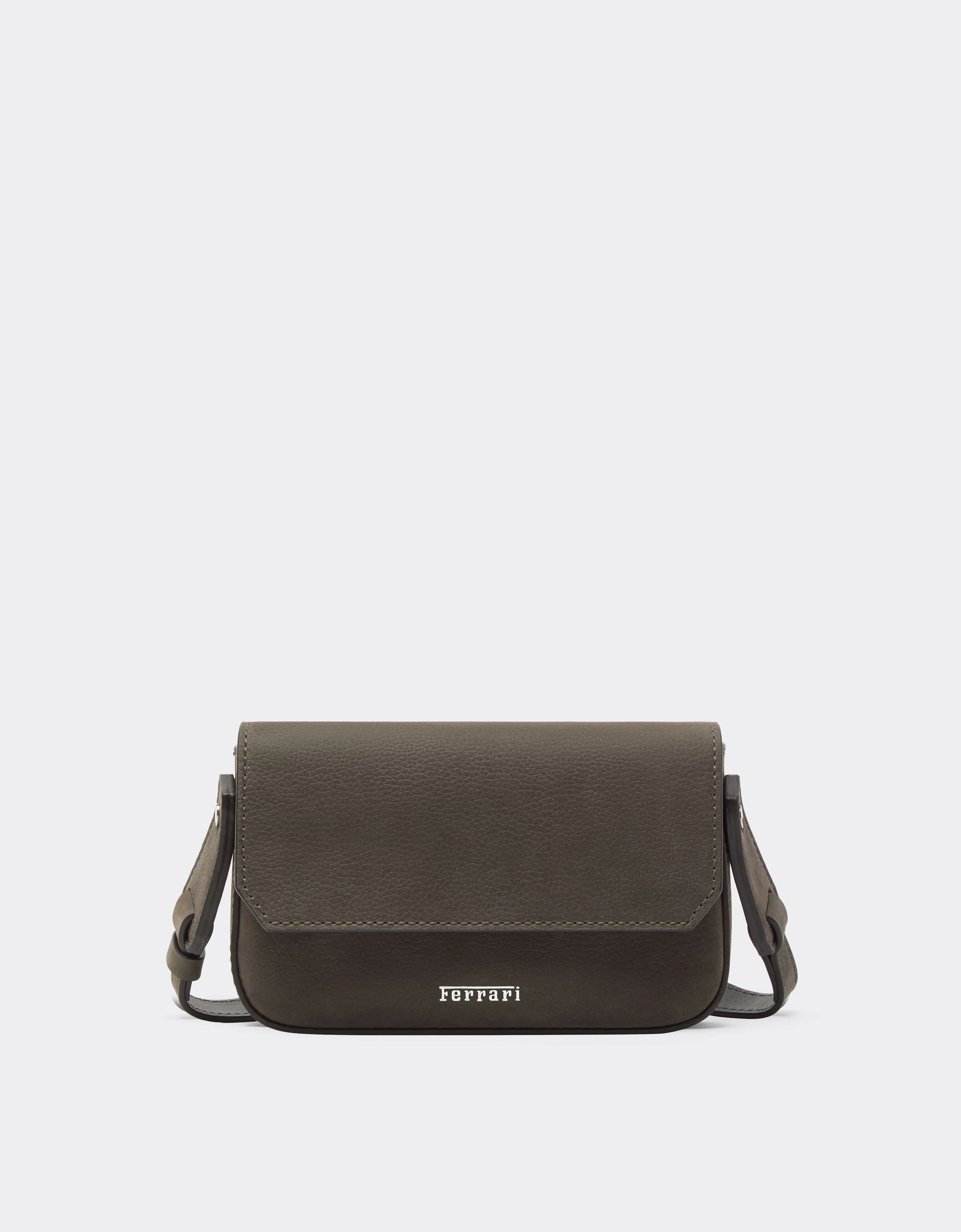 Leather Wallet with Shoulder Strap - 1