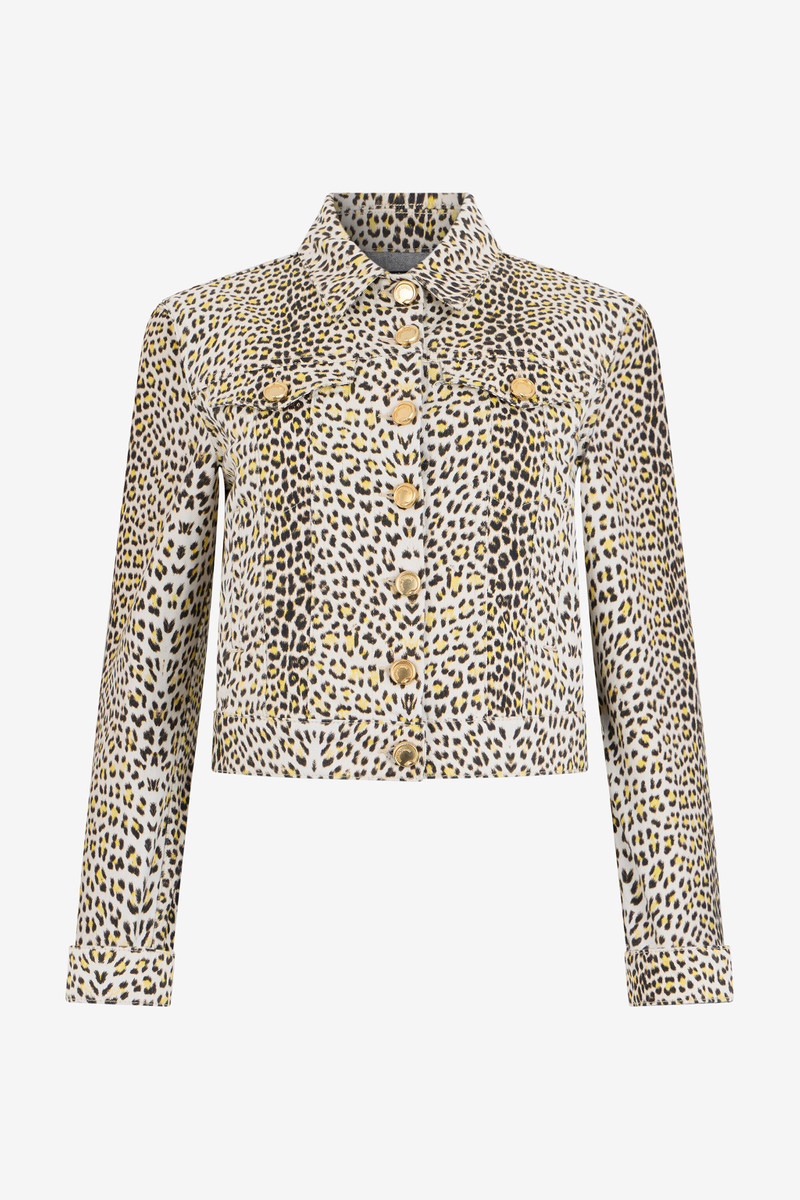 Pop Jaguar Animal-Print Jacket 1