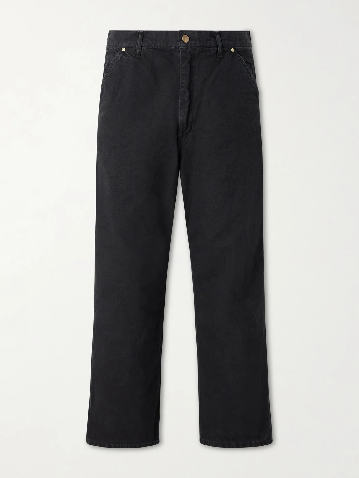 Oxford Painter Straight-Leg Cotton-Twill Trousers - 1