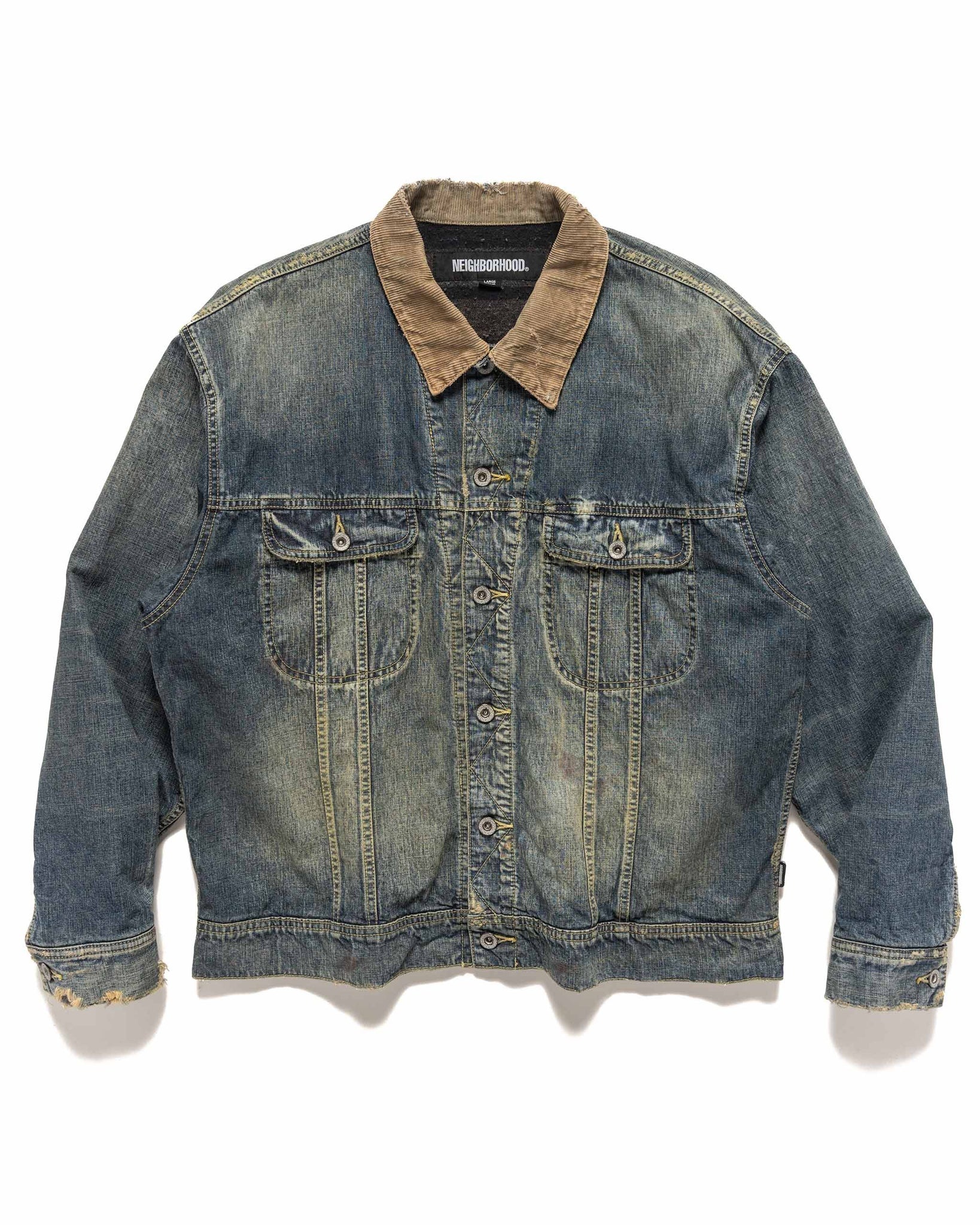 NEIGHBORHOOD Savage Denim Lined Jacket Indigo | havenshop