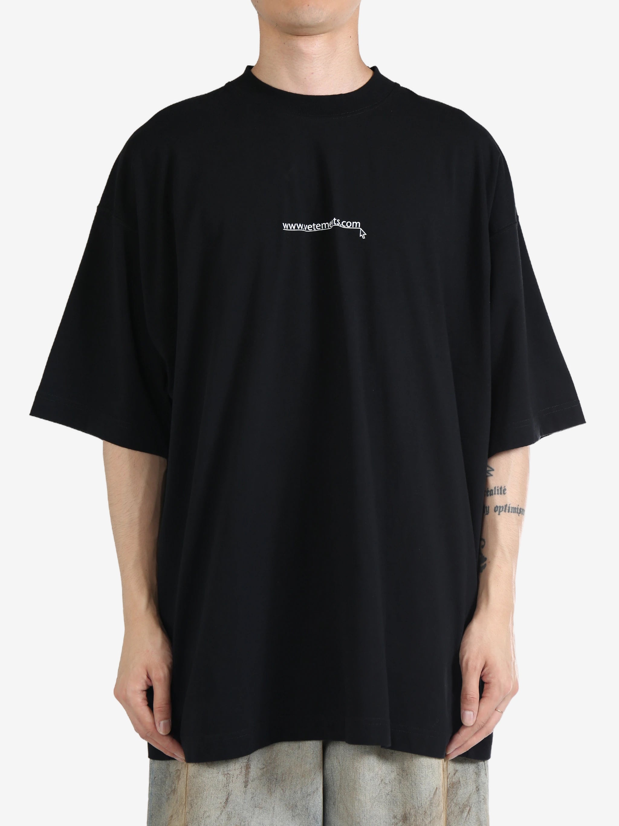 VETEMENTS Unisex Website Logo T-Shirt - 1