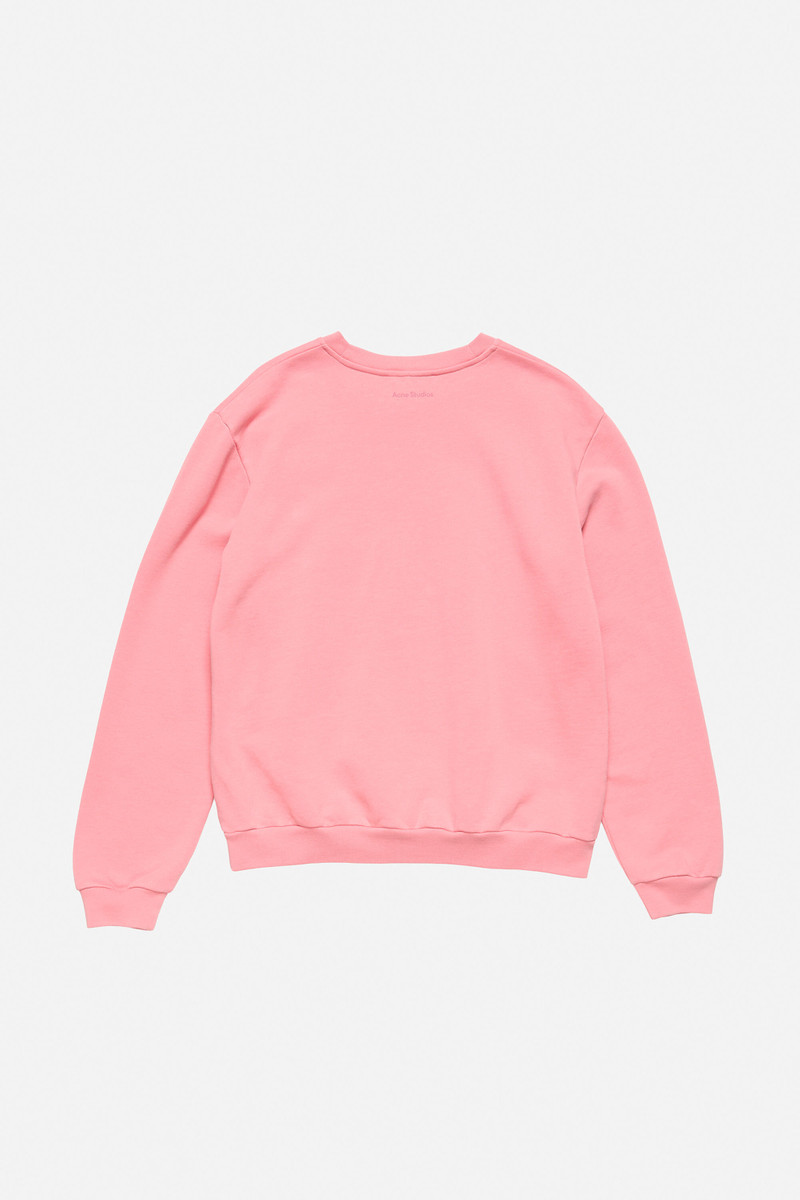 Crew neck fleece sweater - Tango pink 6