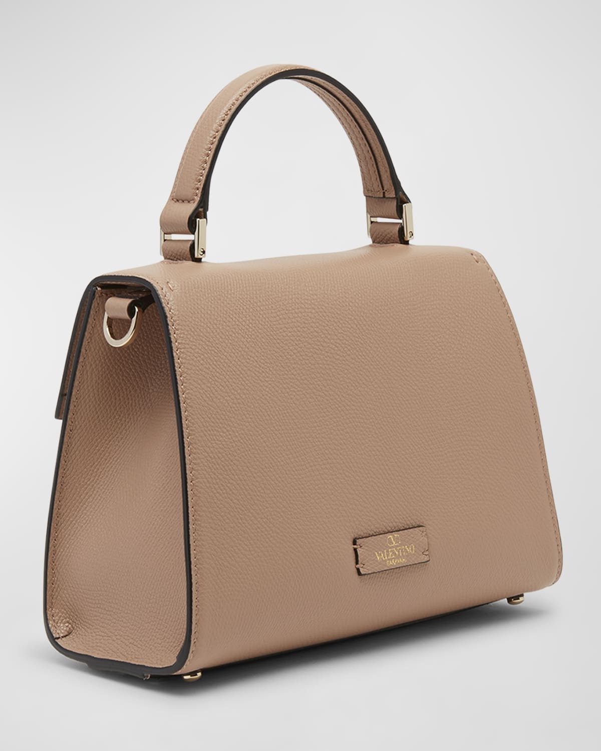 Valentino VSLING Small Rhinestone Leather Top-Handle Bag