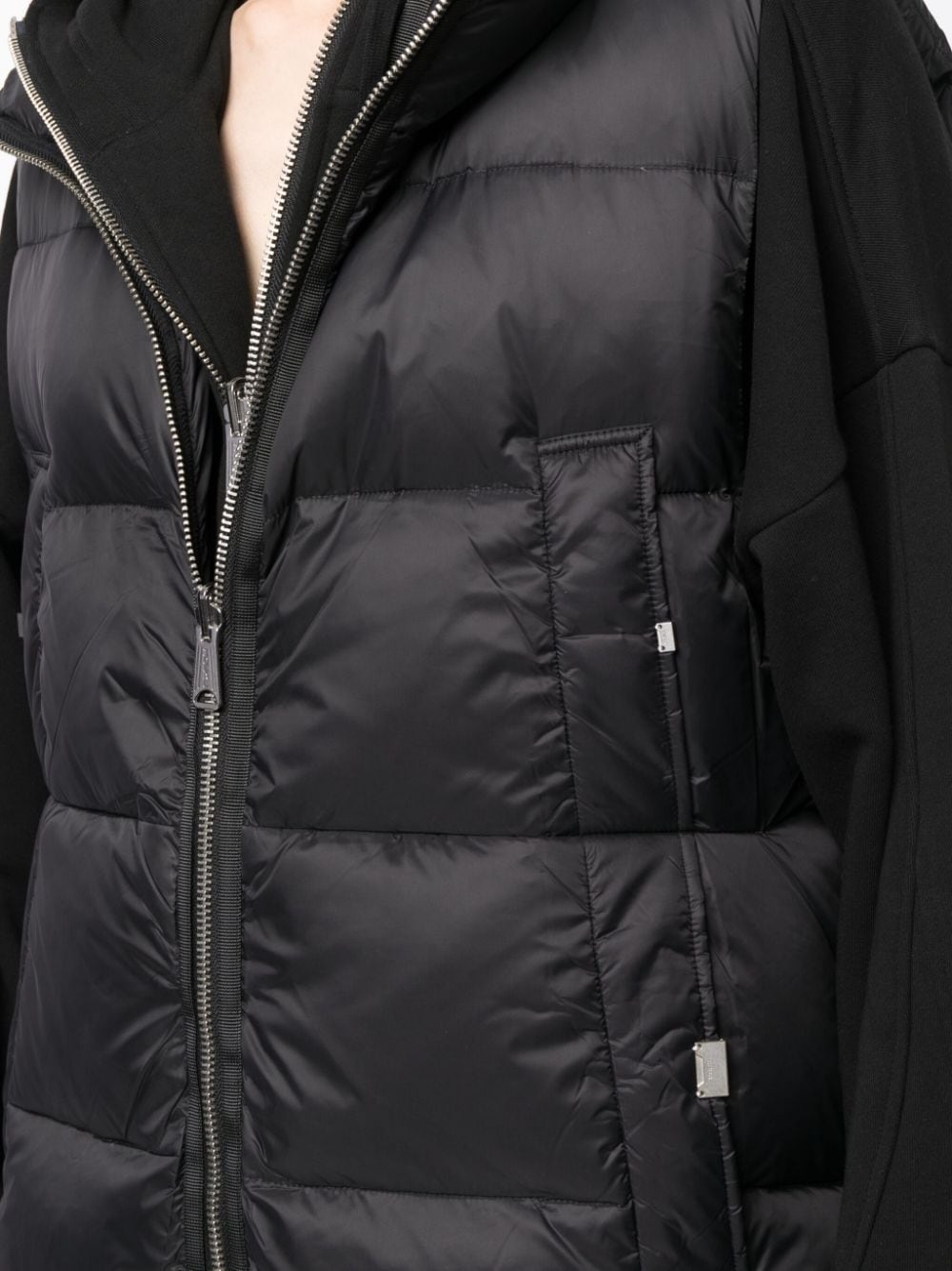 high-neck padded gilet - 5