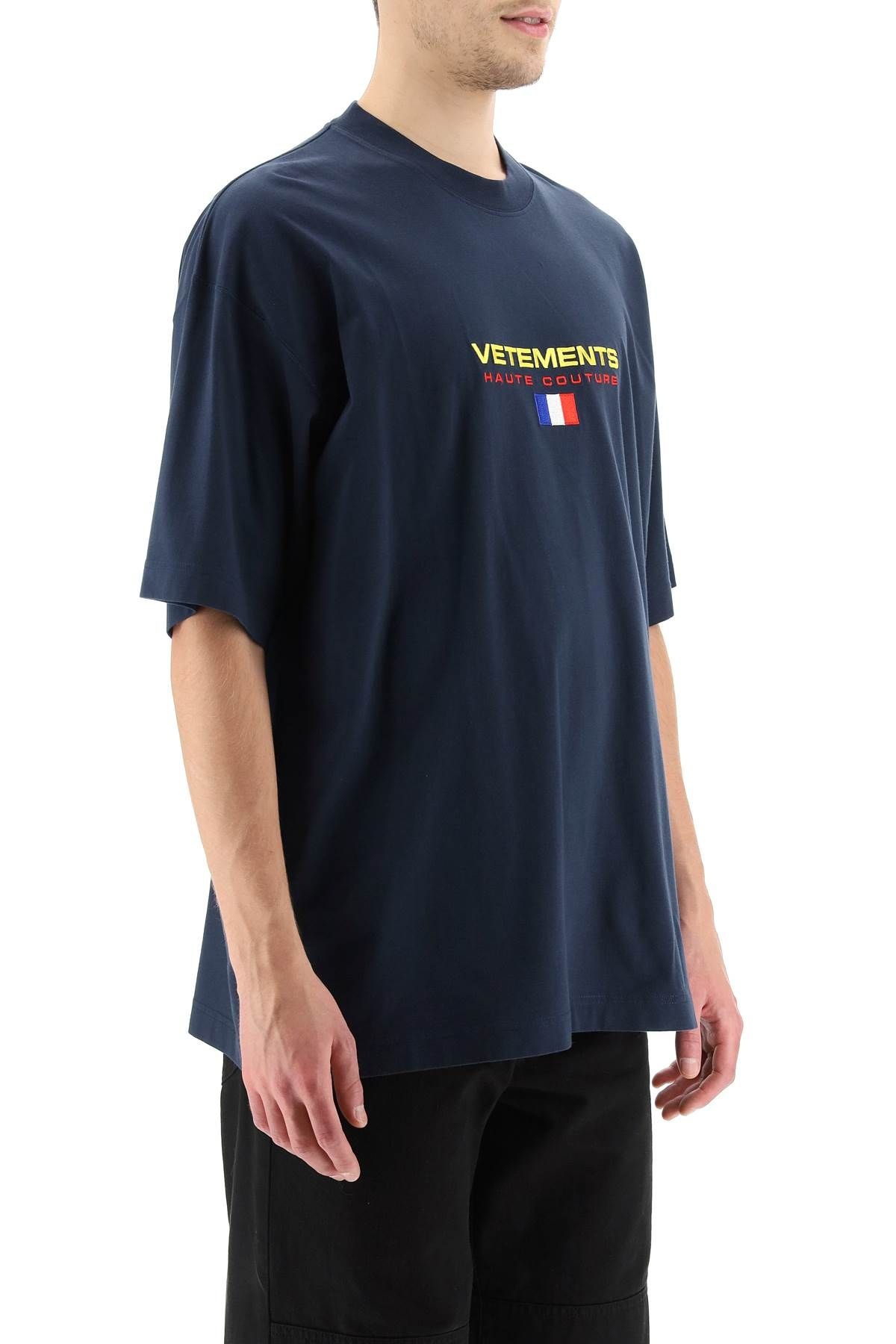 OVERSIZED T-SHIRT WITH HAUTE COUTURE LOGO - 3