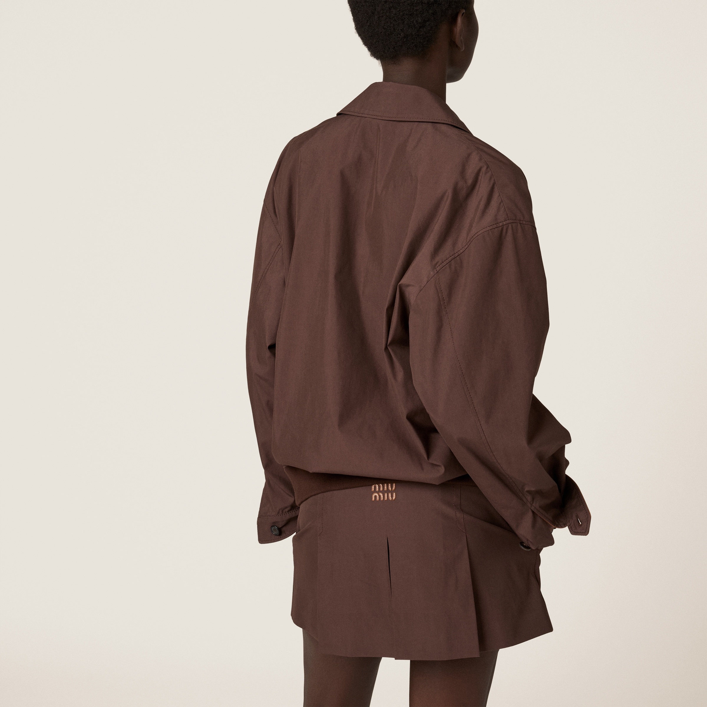 Panama cotton miniskirt - 3