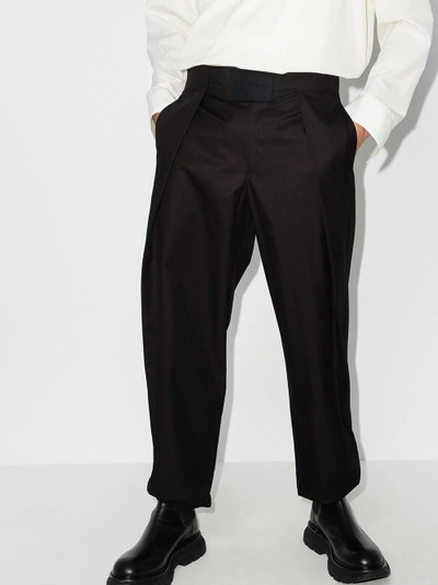 Salvatore Ferragamo side-panel tapered trousers outlook