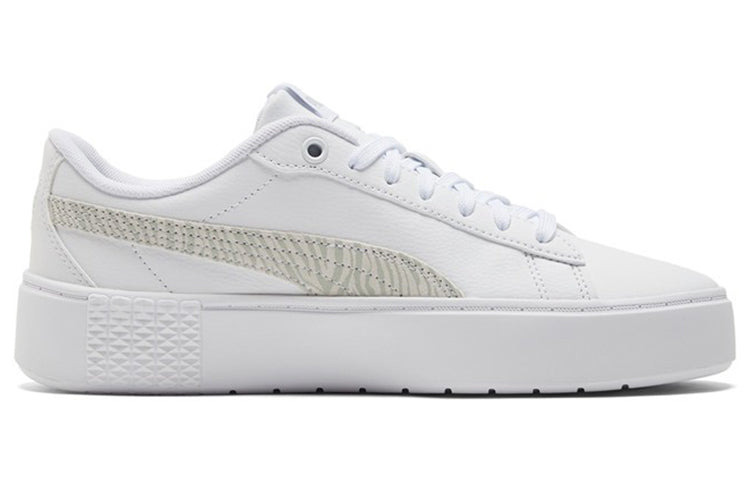 (WMNS) PUMA other Skate shoes 'White Gray' 383877-02 - 2