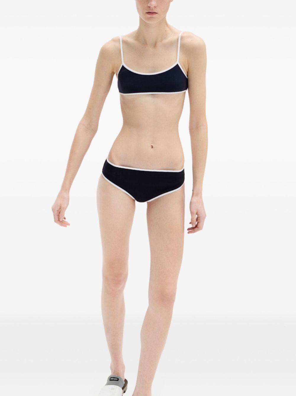 technical-knit swimsuit top - 3