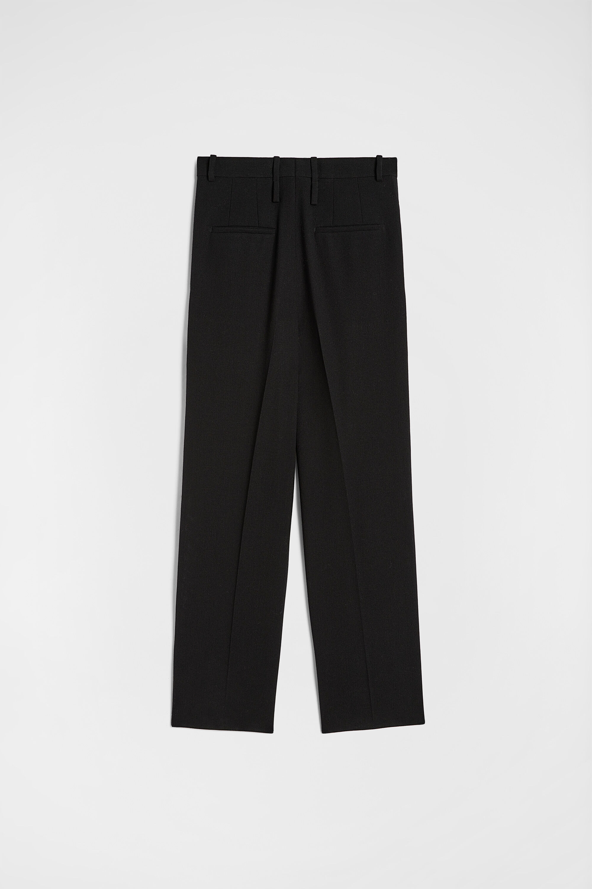 Wool Canvas Trousers - 2