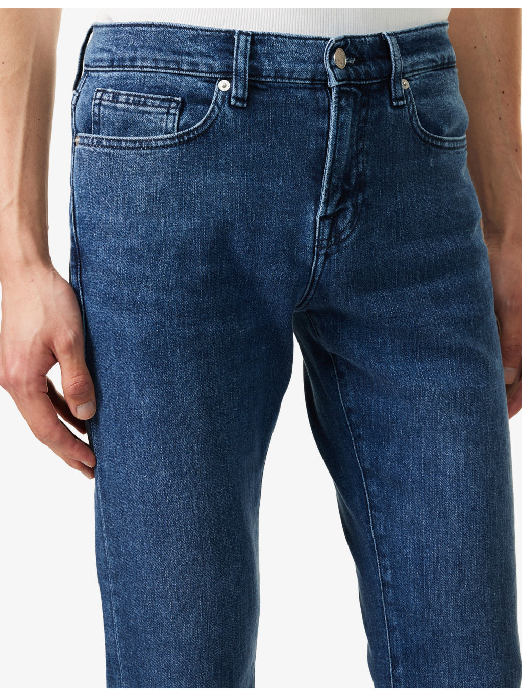 L'homme Slim straight-leg stretch-denim jeans - 5