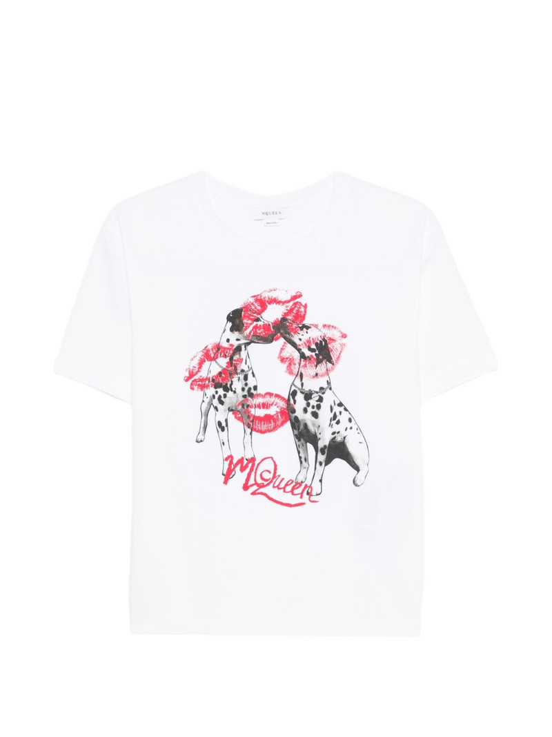 dalmatian-print T-shirt 1