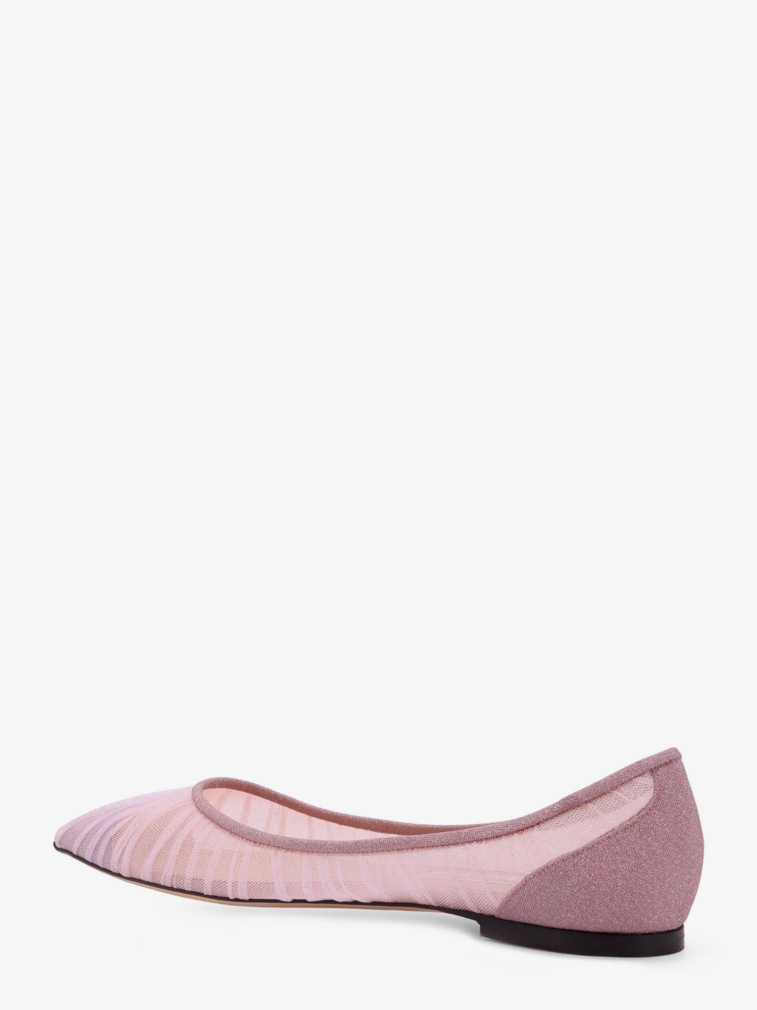Love Flat Glittered Tulle Ballerinas - 3