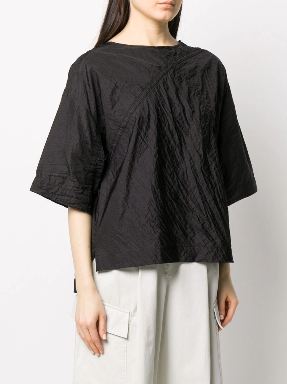 panelled T-shirt - 3