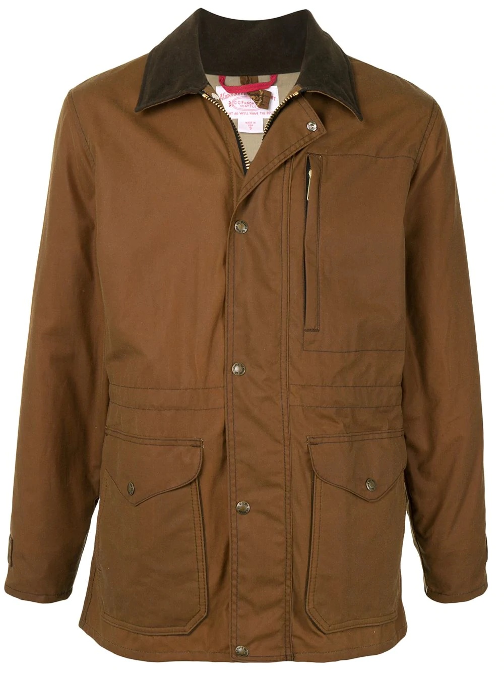 smooth collar jacket - 1