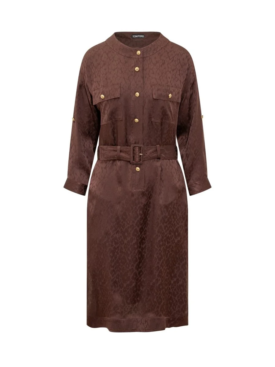 Tom Ford Belted Shirt Dress - 1