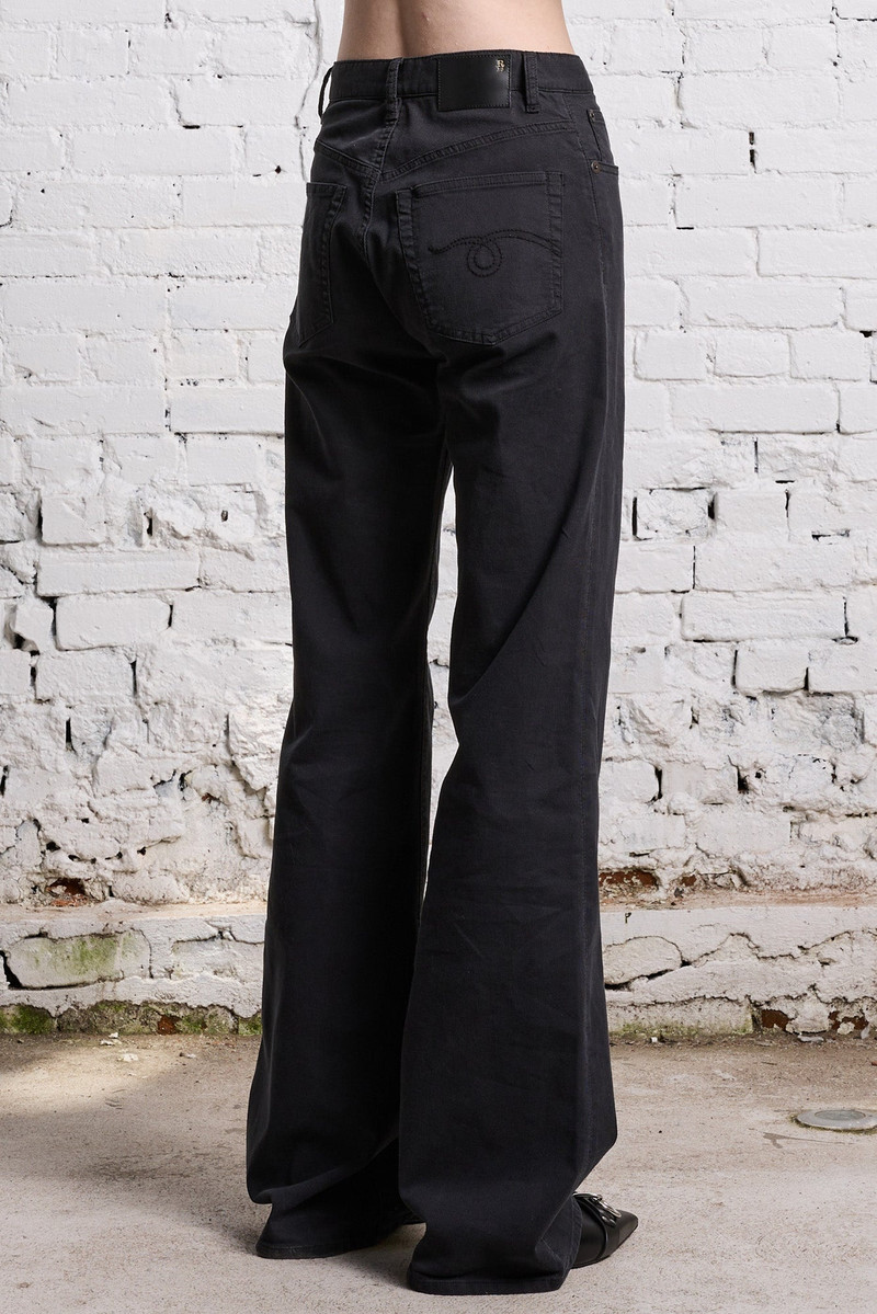 JANE JEAN - BLACK BEDFORD CORD STRETCH 6