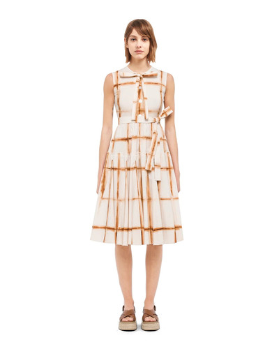 Prada Stretch cotton poplin dress outlook