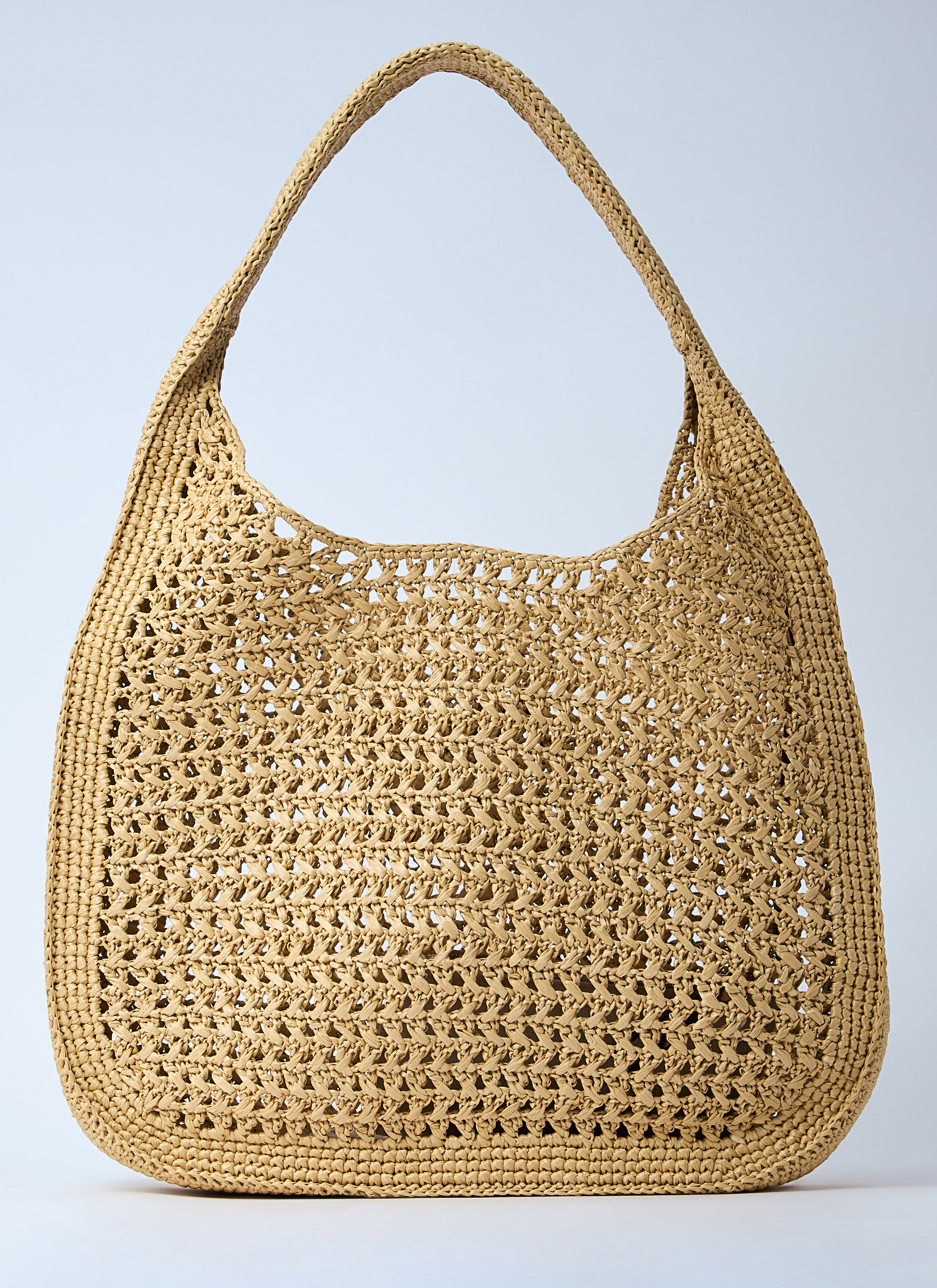 Logo Motif Crochet Shoulder Bag - 3