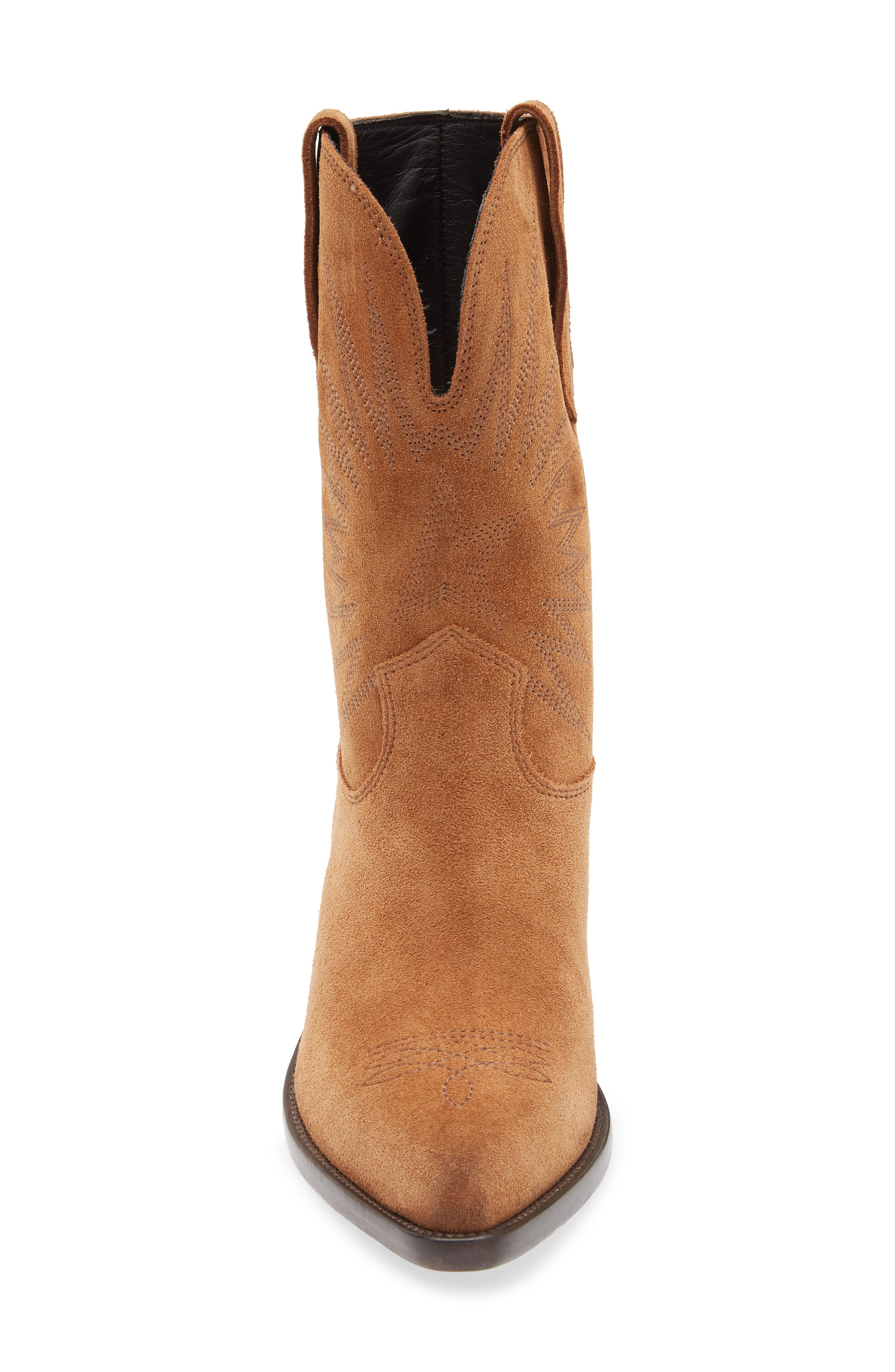 Golden Goose Wish Star Pointed Toe Western Boot in Tan at Nordstrom - 4