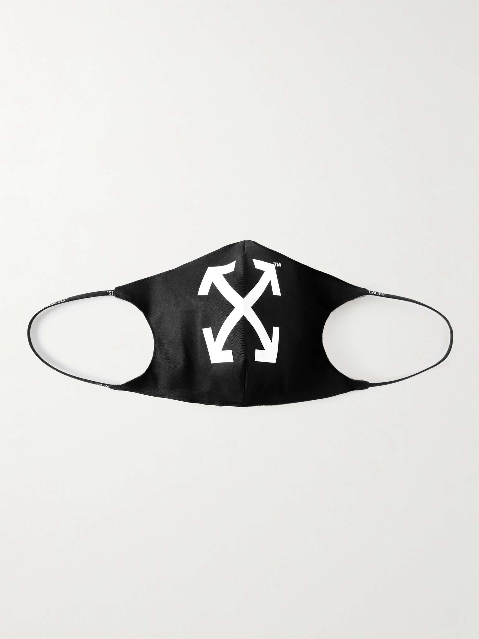 Logo-Print Cotton-Twill Face Mask - 1