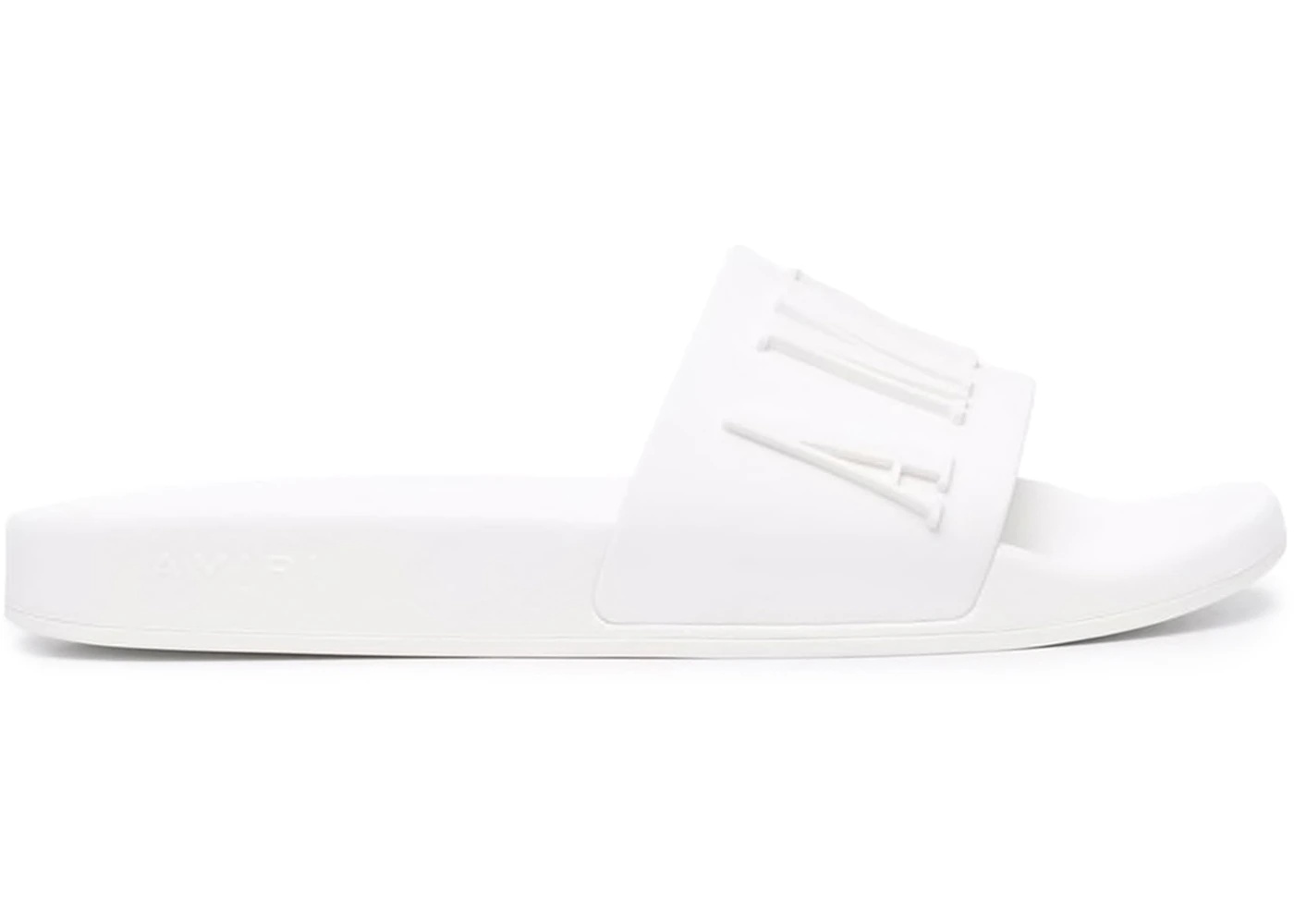 AMIRI Pool Slide Debossed White White - 1