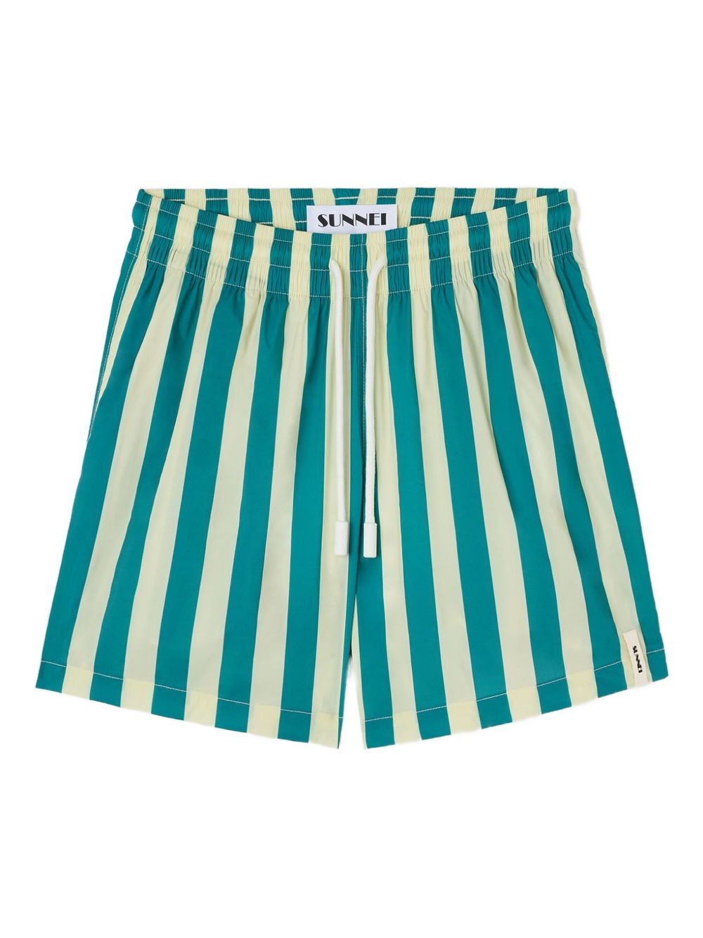 striped swim shorts - 1