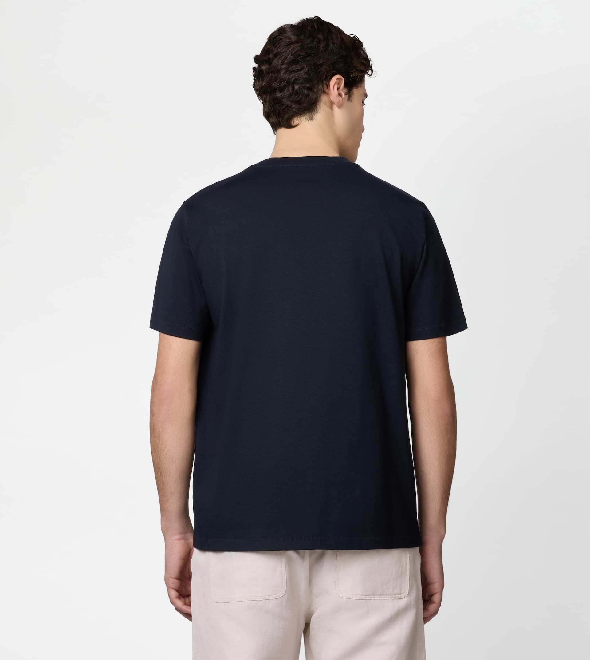 T-SHIRT IN JERSEY - BLUE - 3