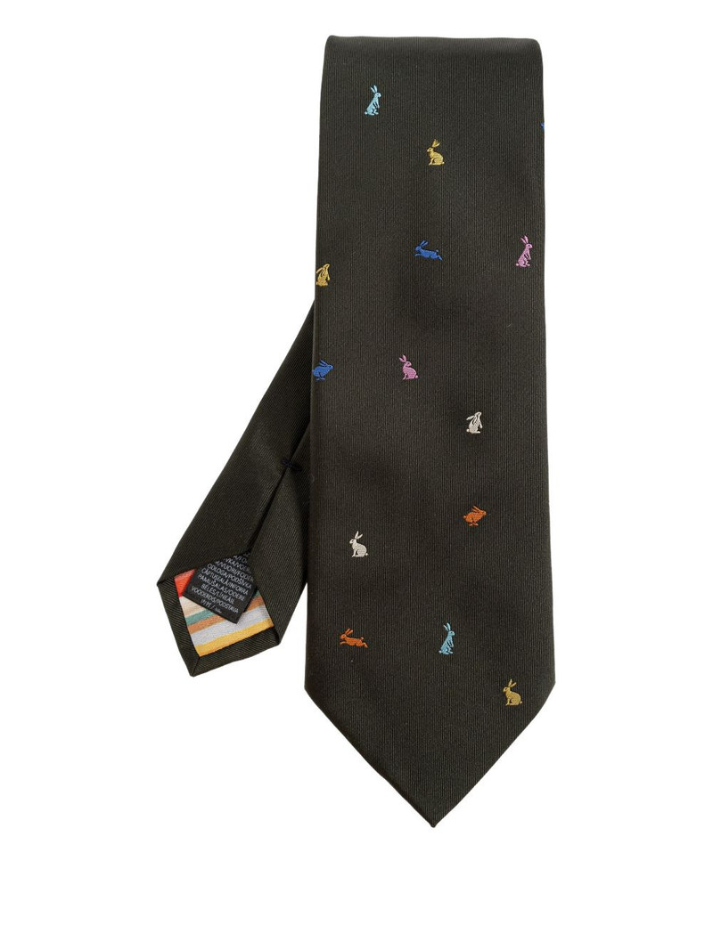 rabbit silk tie 1