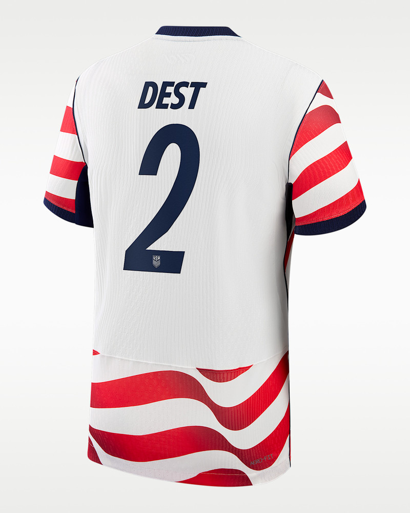 Sergiño Dest USMNT 2026 Match Home Men's Nike Aero-FIT Soccer Jersey 1