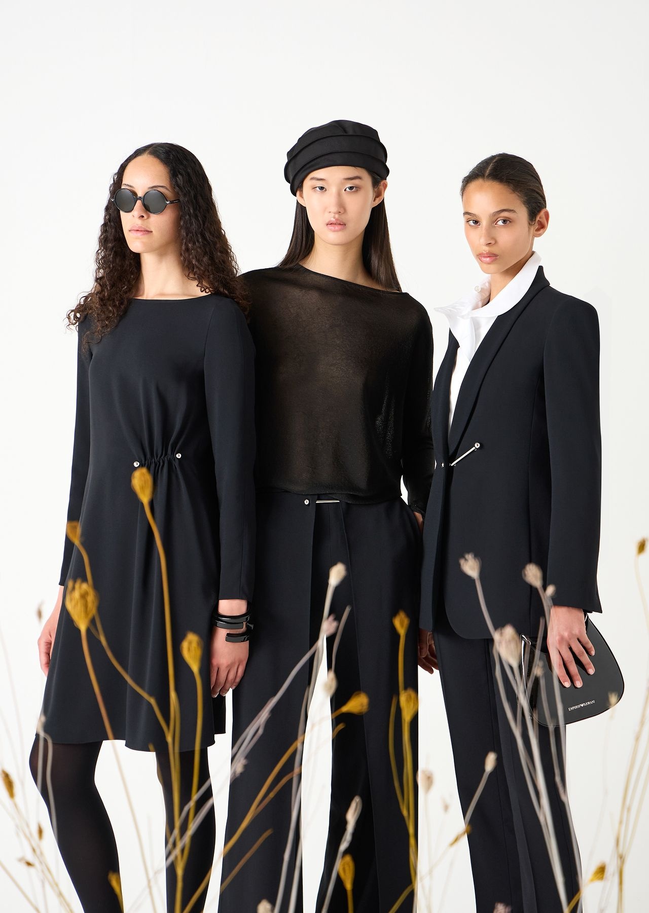 Jumper with asymmetric hem and draping in sheer lurex - 6