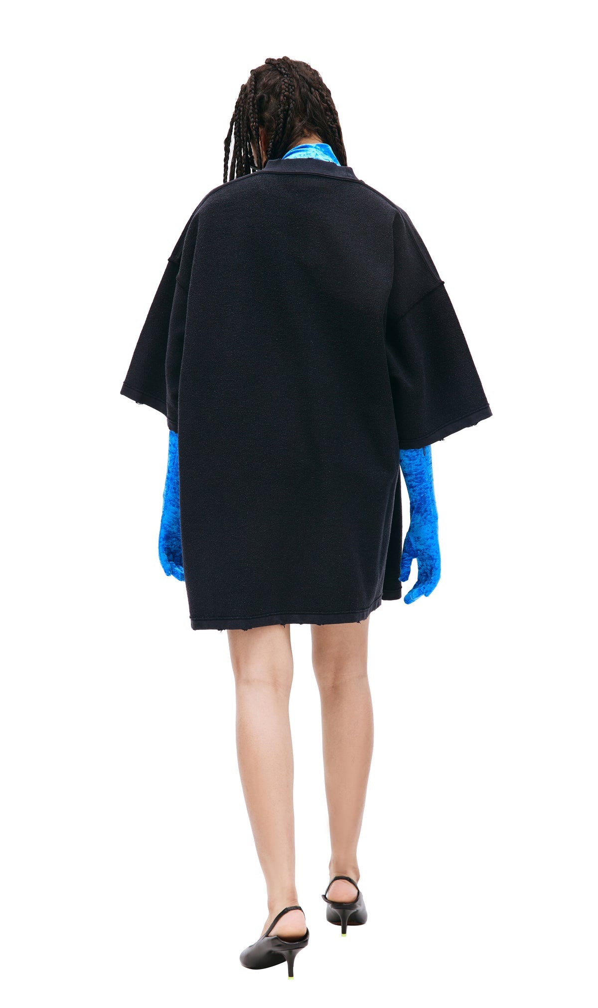 INVERTED LOGO MOLTON T-SHIRT (BLACK) - 2