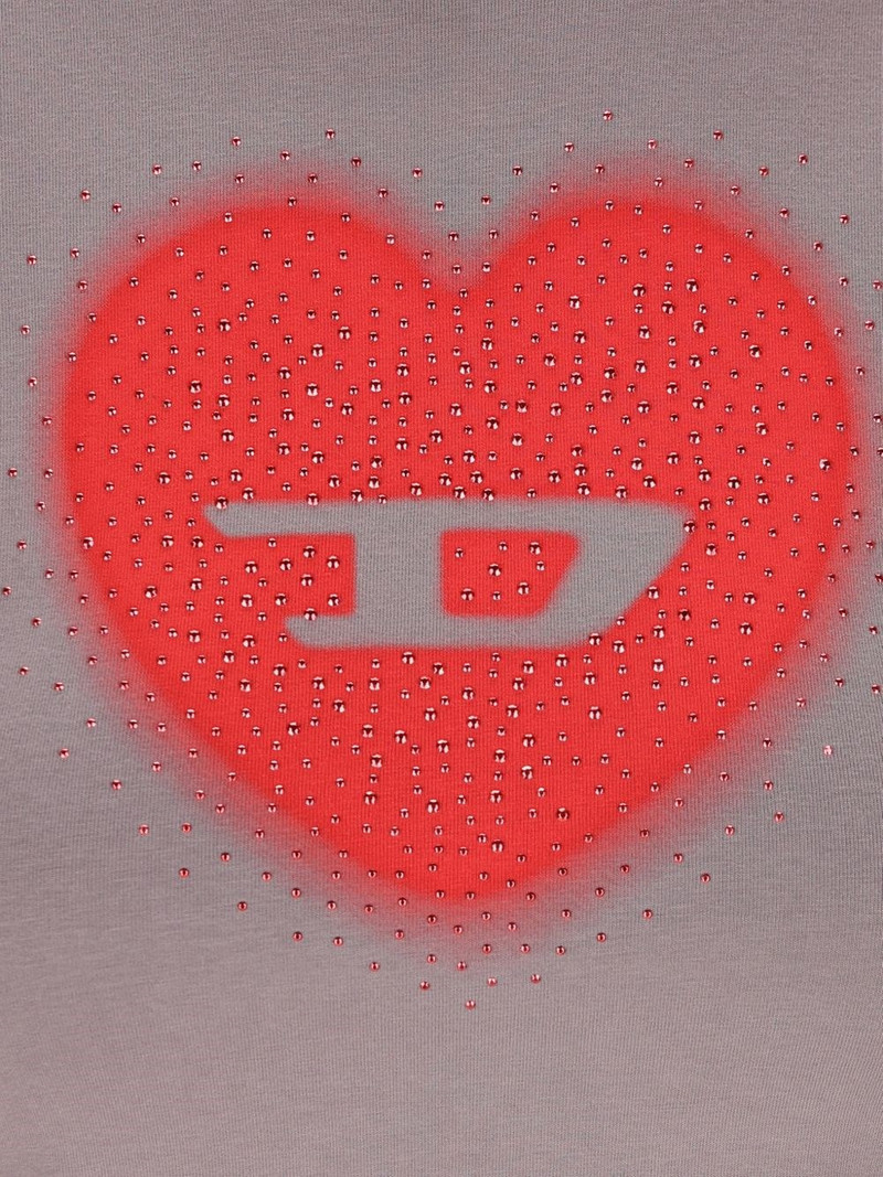 Diesel Heart cotton t-shirt outlook