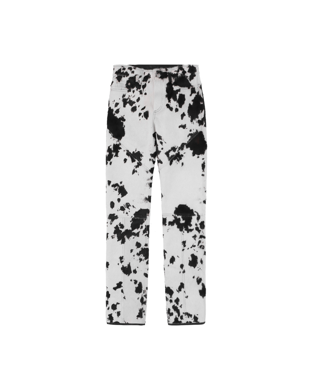 PAINTED LEATHER PANT - 1
