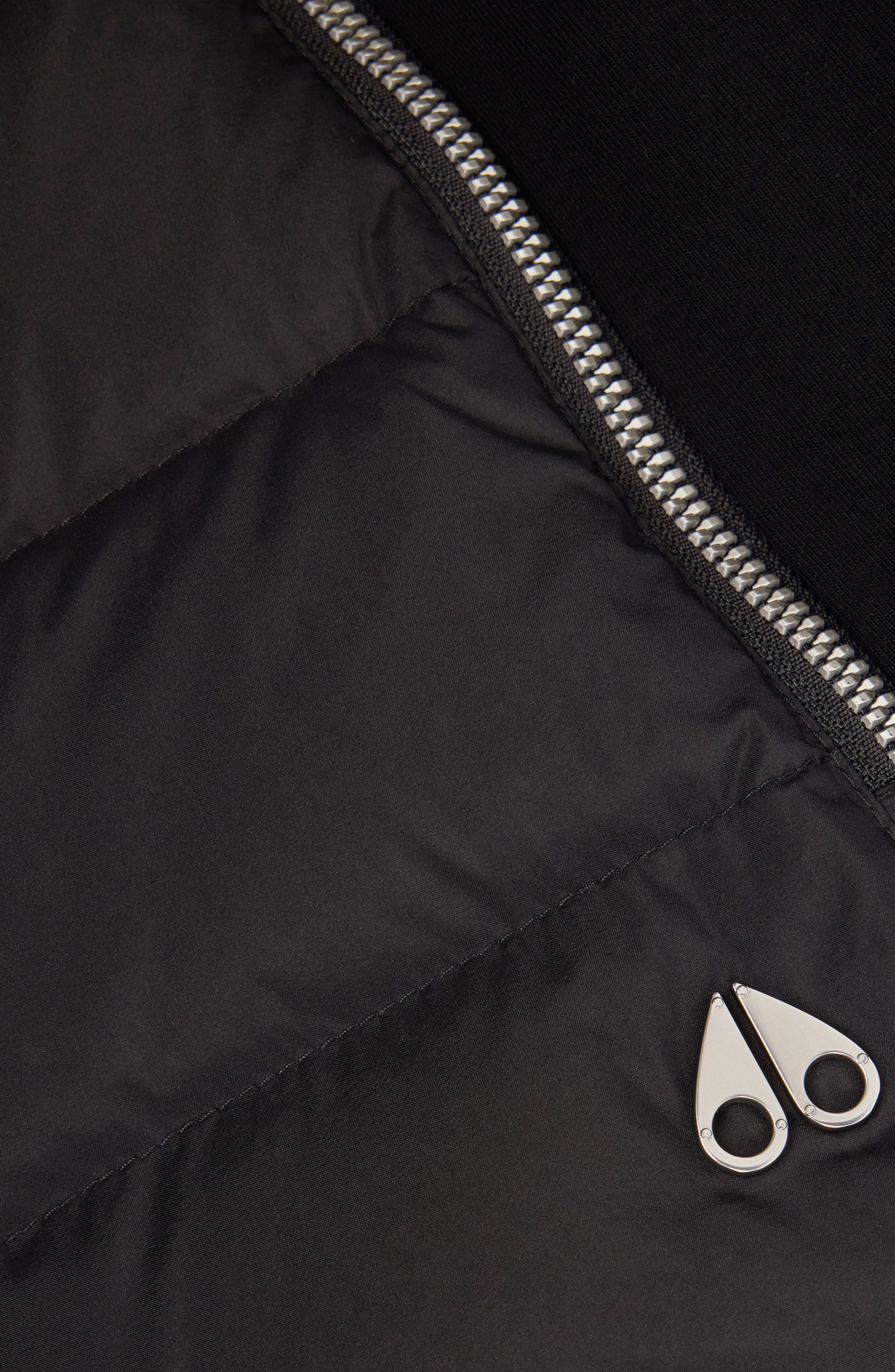 Moose Knuckles Naomi 800 Fill Power Down Hybrid Jacket in Black at Nordstrom - 4