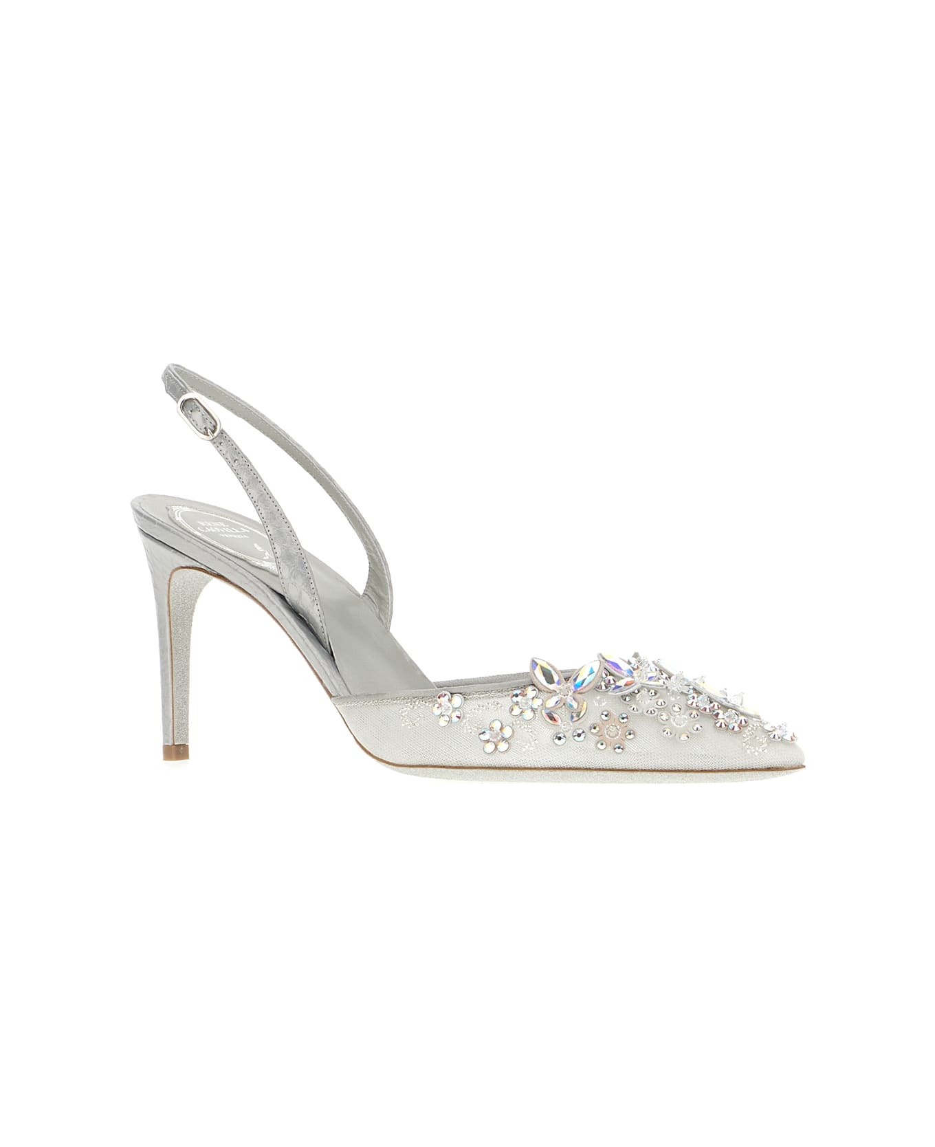 Silver Laces Cinderella Pumps - 2