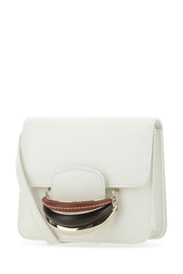 Chloe Woman Ivory Leather Kattie Clutch - 2