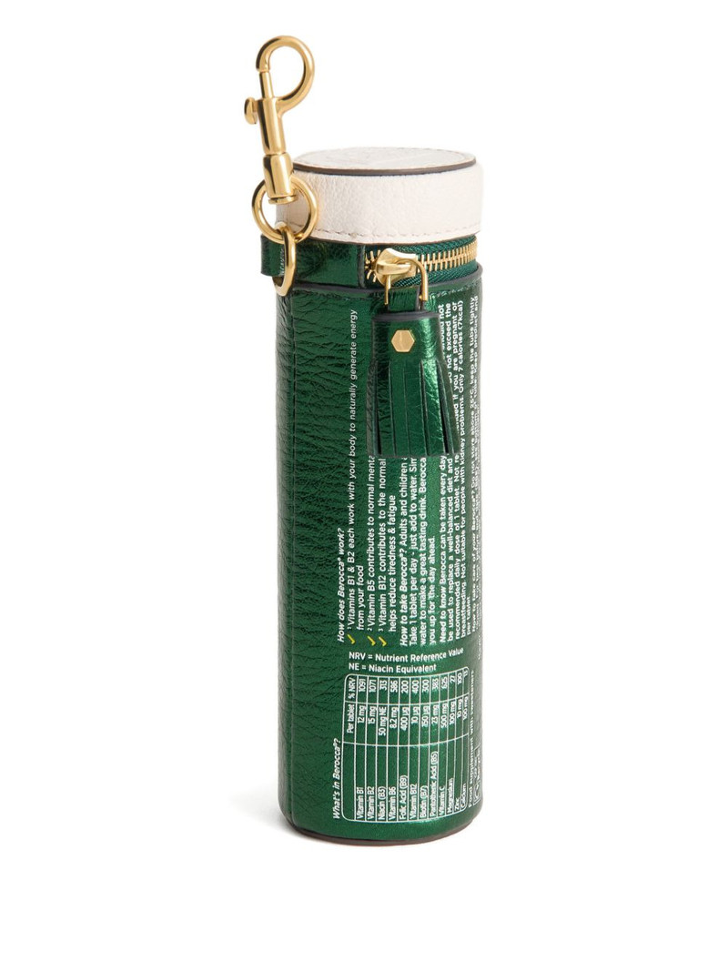 Anya Hindmarch Berocca zip tassel coin purse outlook