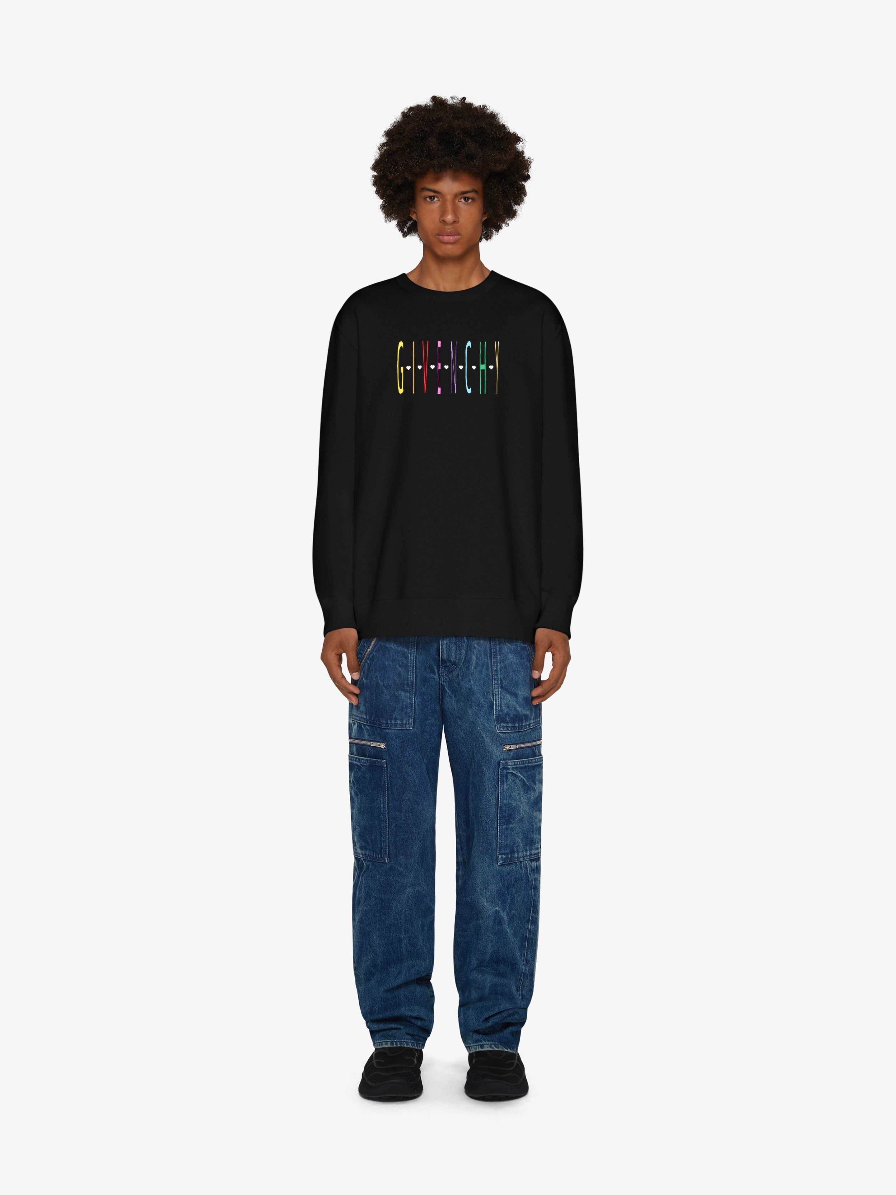 SLIM FIT SWEATSHIRT IN COTTON JERSEY - 2