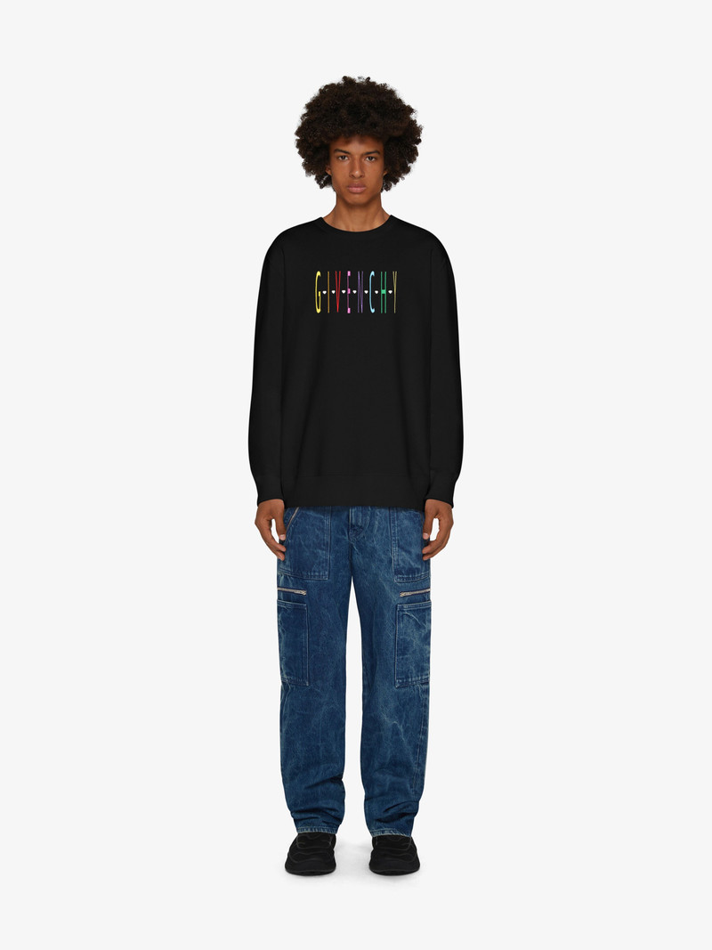 Givenchy SLIM FIT SWEATSHIRT IN COTTON JERSEY outlook
