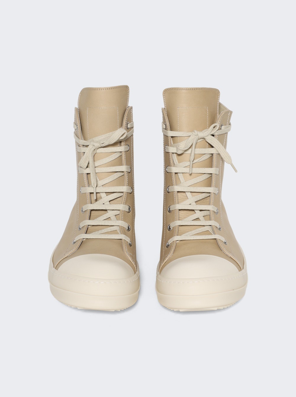 Hollywood High Top Sneakers Parchment And Milk - 5