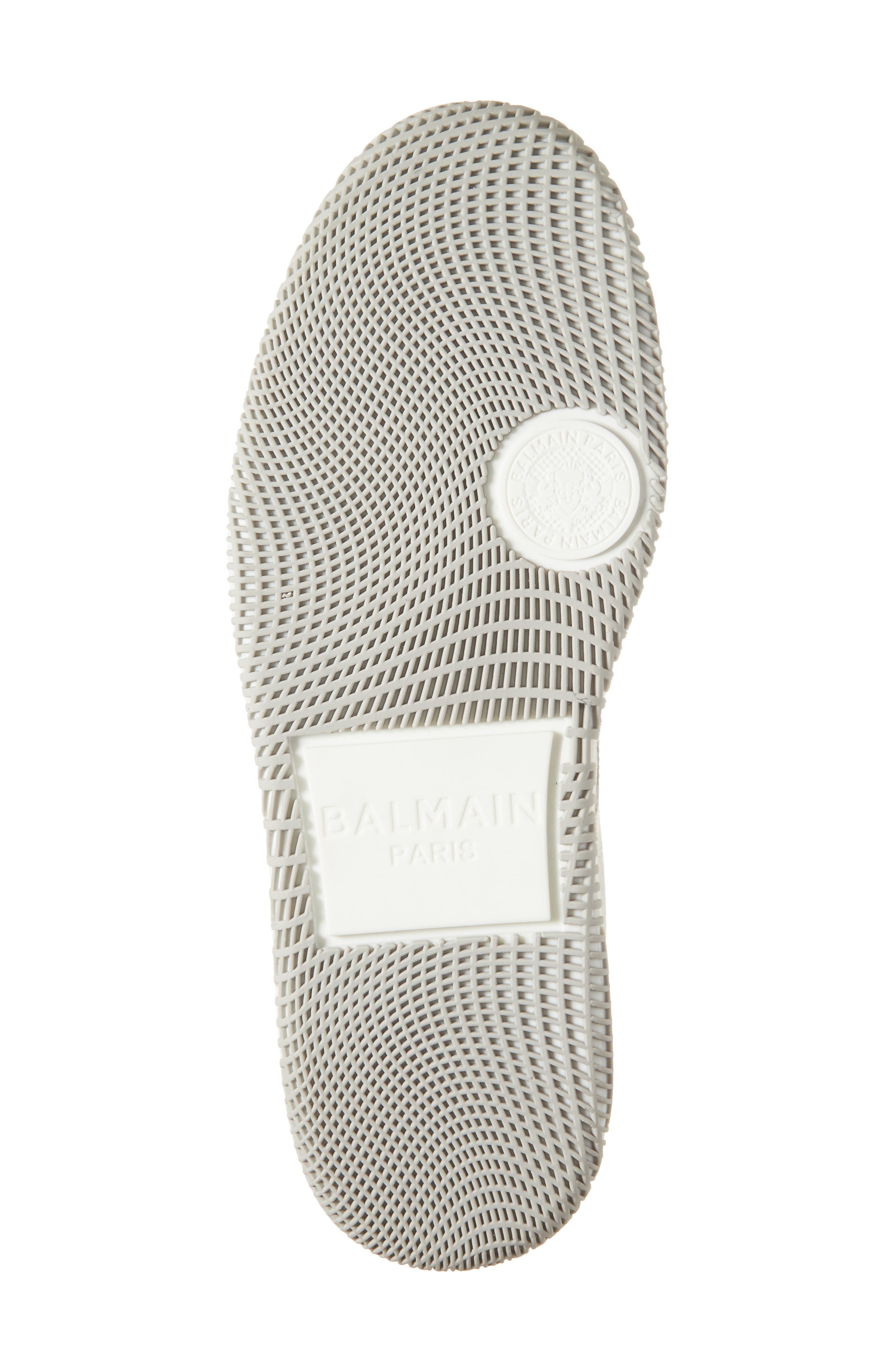 Balmain Swan Low Top Sneaker in 0Fa Blanc at Nordstrom - 6