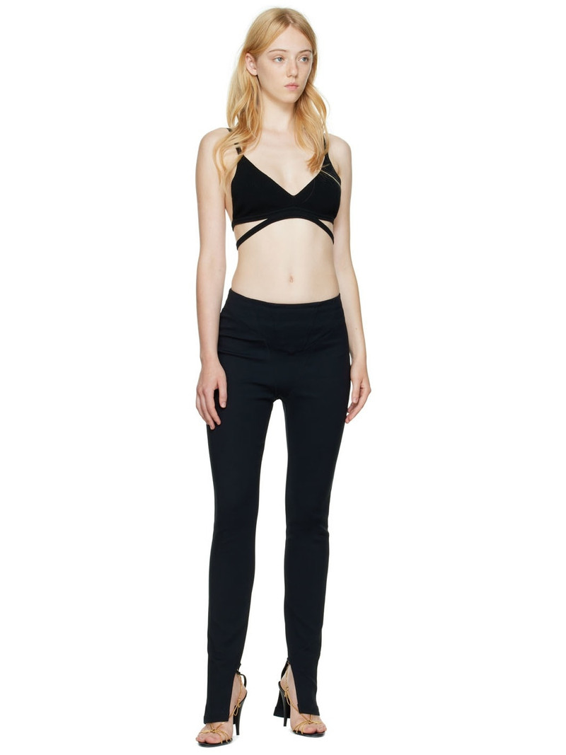 Dion Lee Black Double Arch Corset Trousers outlook
