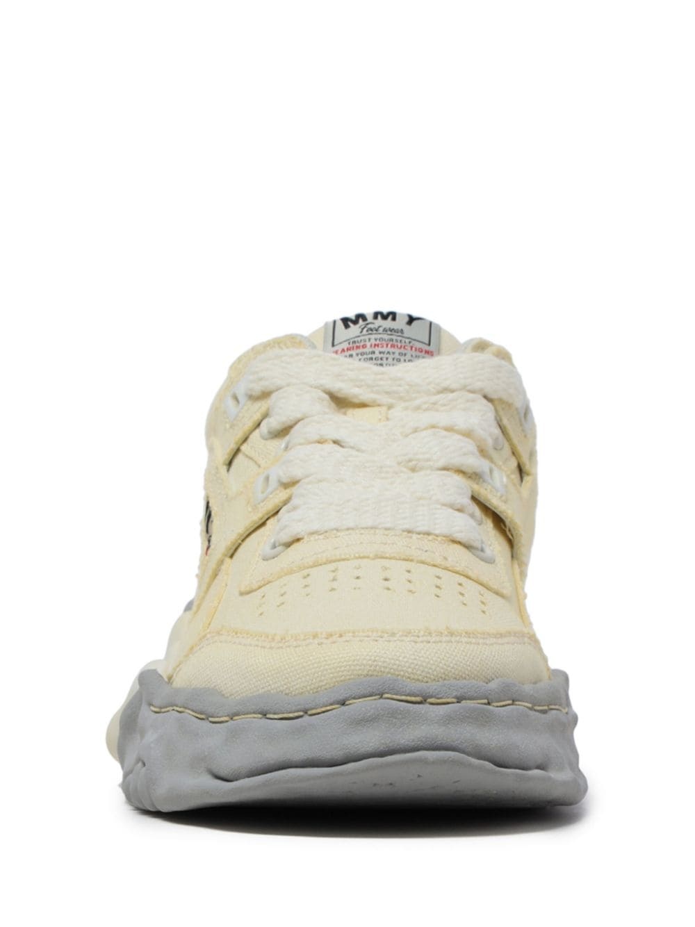 Parker panelled canvas sneakers - 3