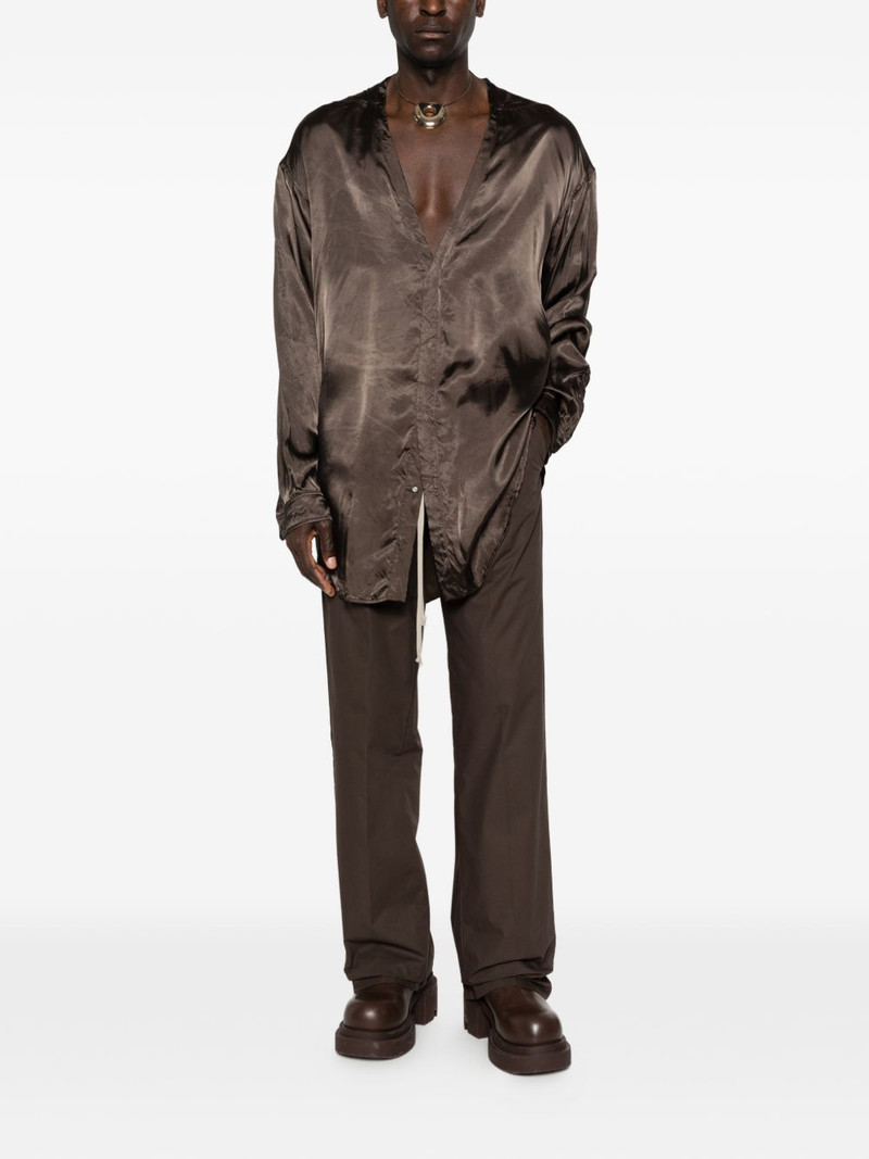 Rick Owens Concordian V-neck shirt outlook