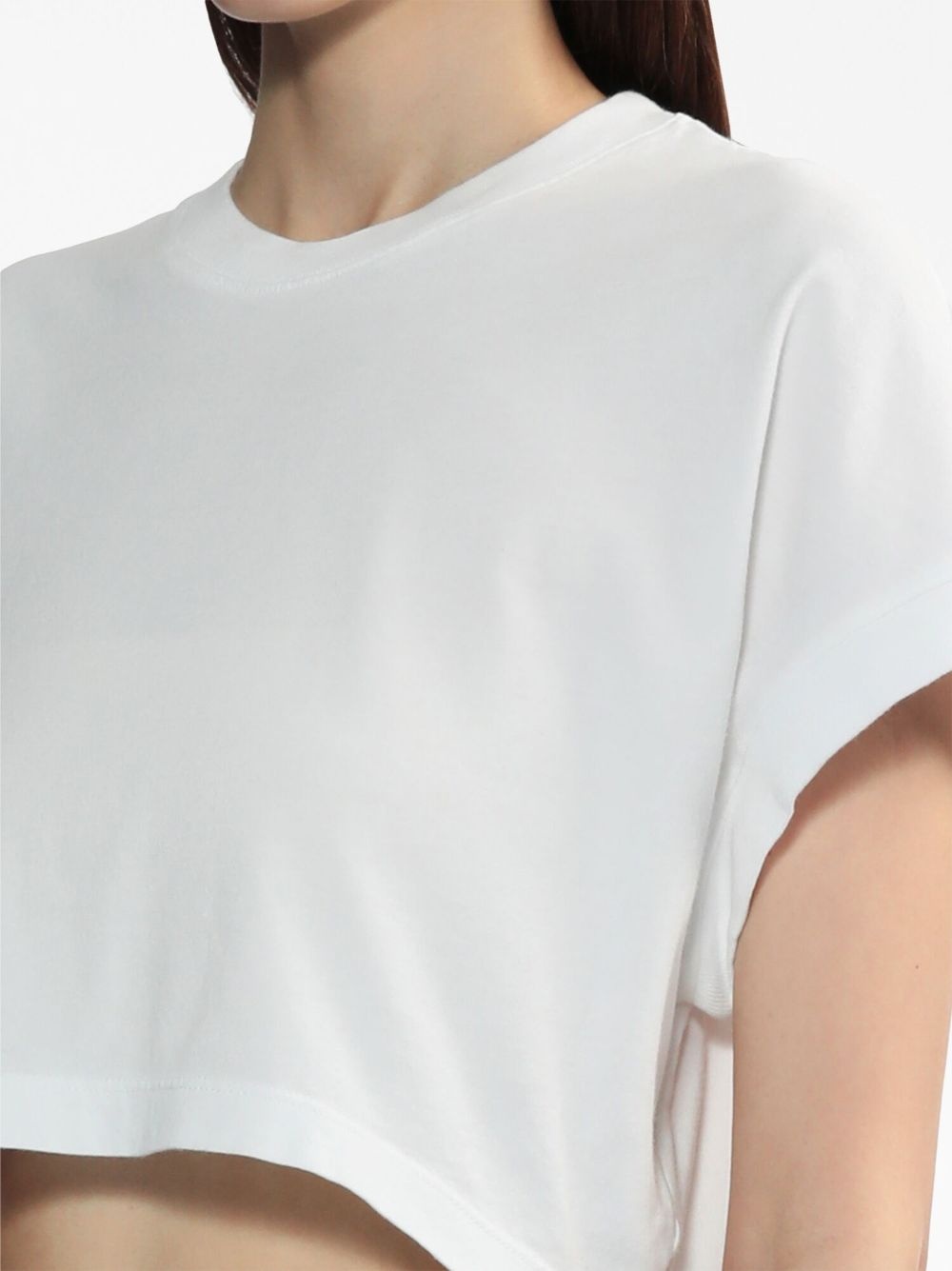 cropped cotton T-shirt - 5