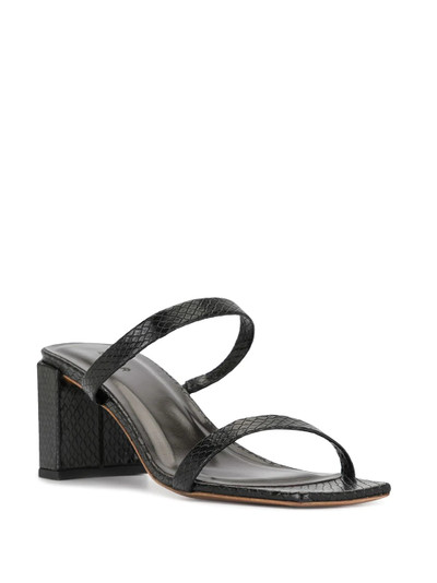 BY FAR Tanya snake-print sandals outlook